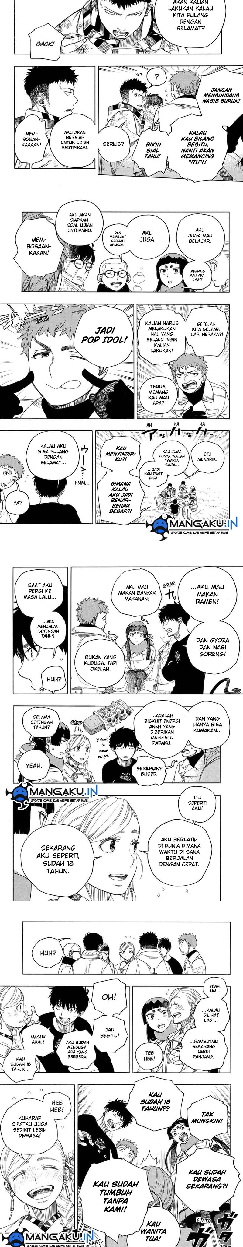 Ao no Exorcist Chapter 144.1 Gambar 3