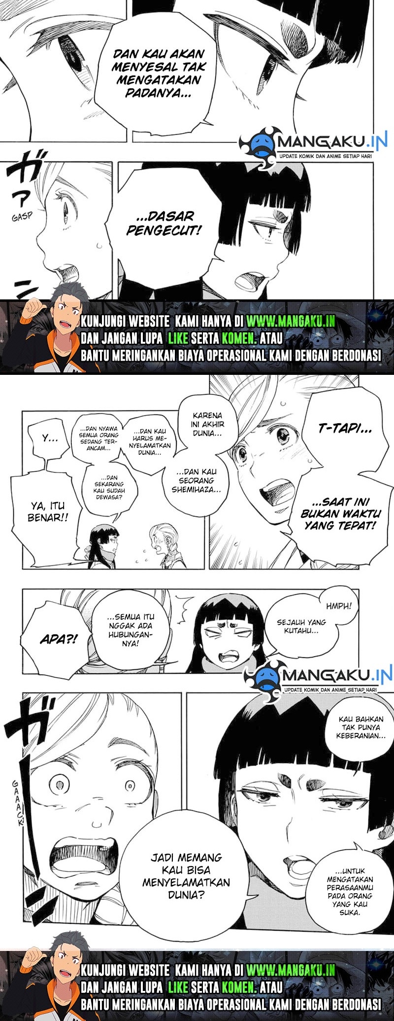 Ao no Exorcist Chapter 144.1 Gambar 5