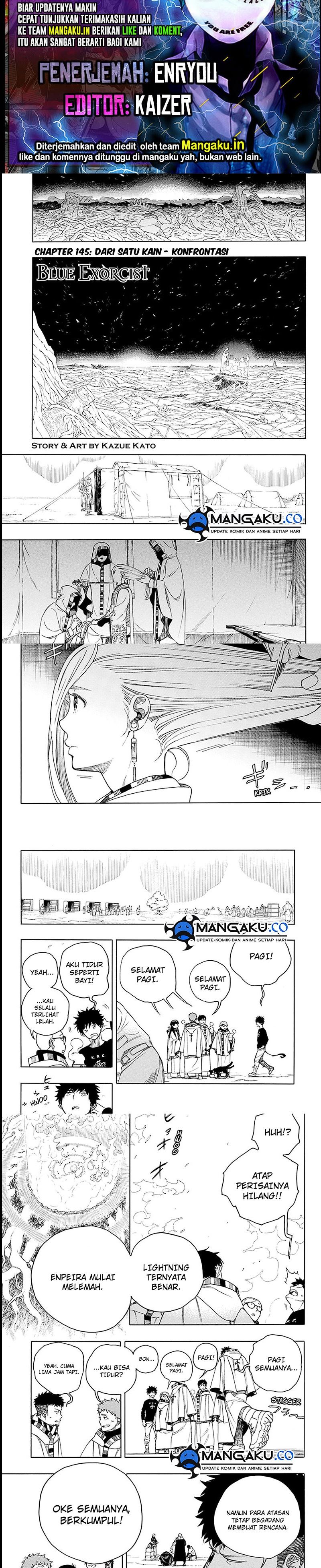 Ao no Exorcist Chapter 145 Gambar 1