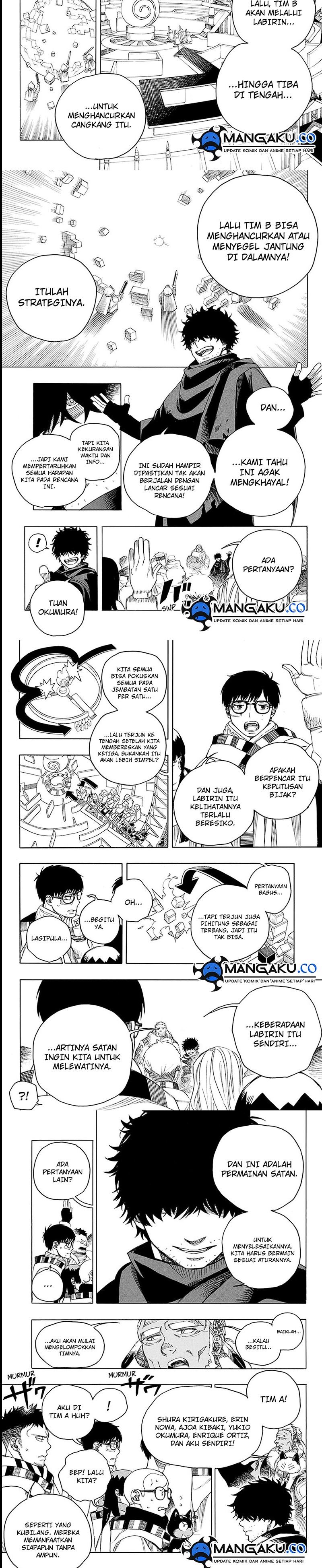 Ao no Exorcist Chapter 145 Gambar 4
