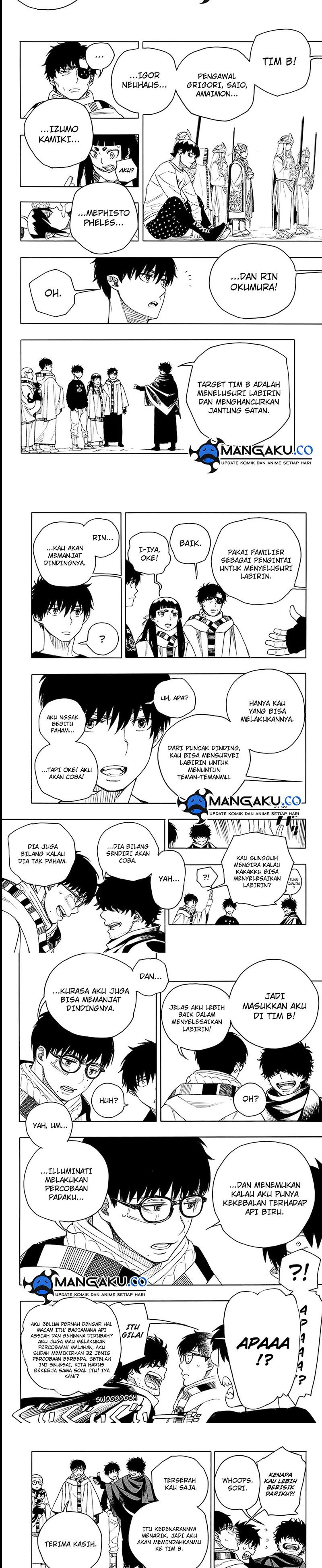 Ao no Exorcist Chapter 145 Gambar 5