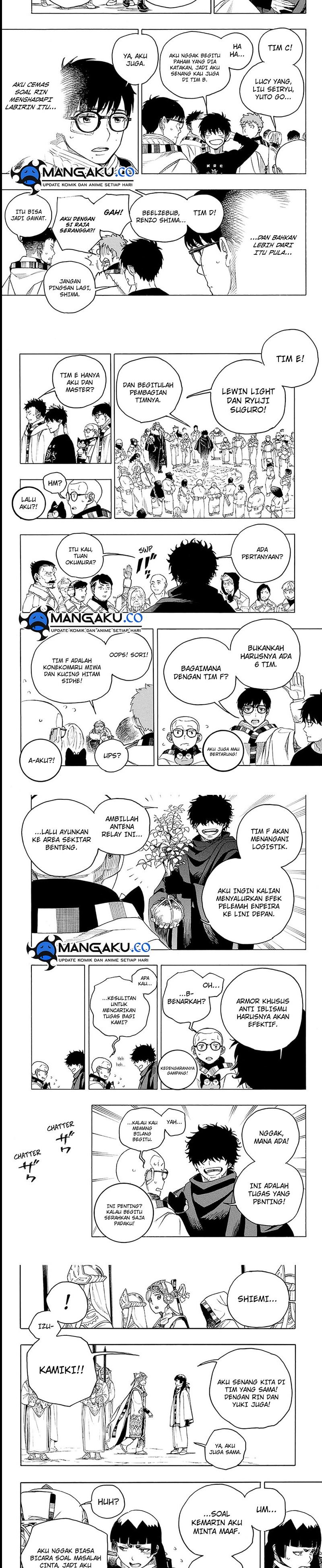 Ao no Exorcist Chapter 145 Gambar 6