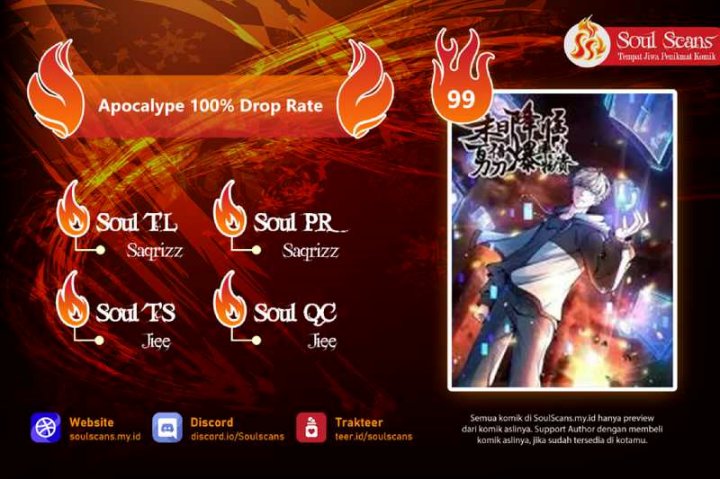 Apocalypse 100% Drop Rate Chapter 36 Gambar 1