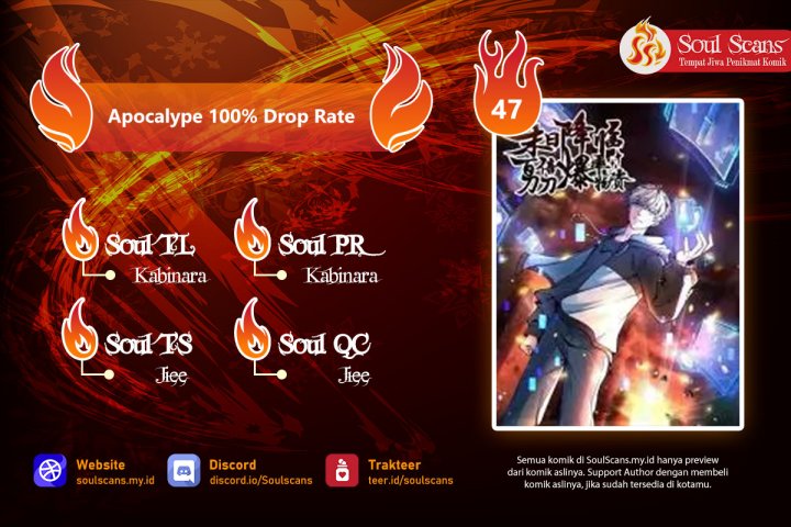 Apocalypse 100% Drop Rate Chapter 47 Gambar 1
