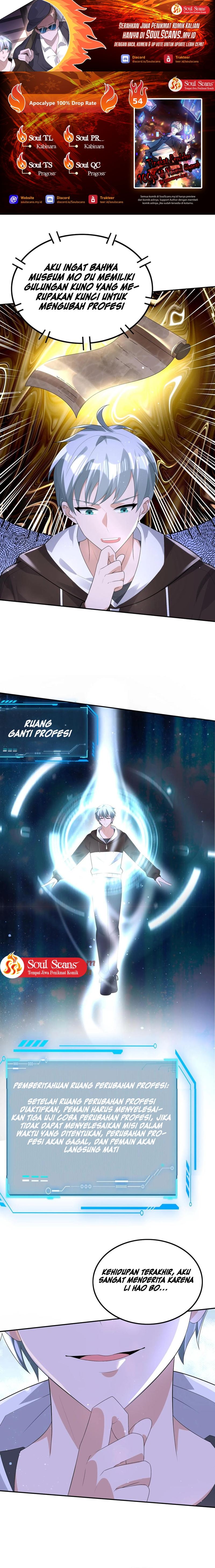 Apocalypse 100% Drop Rate Chapter 54 Gambar 1