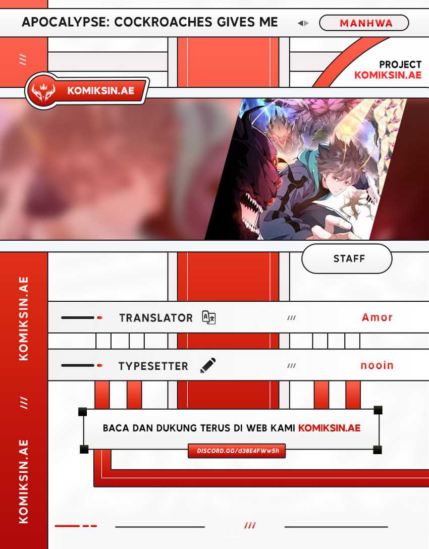 Apocalypse: Cockroaches Gives Me Buff Chapter 16 Gambar 1