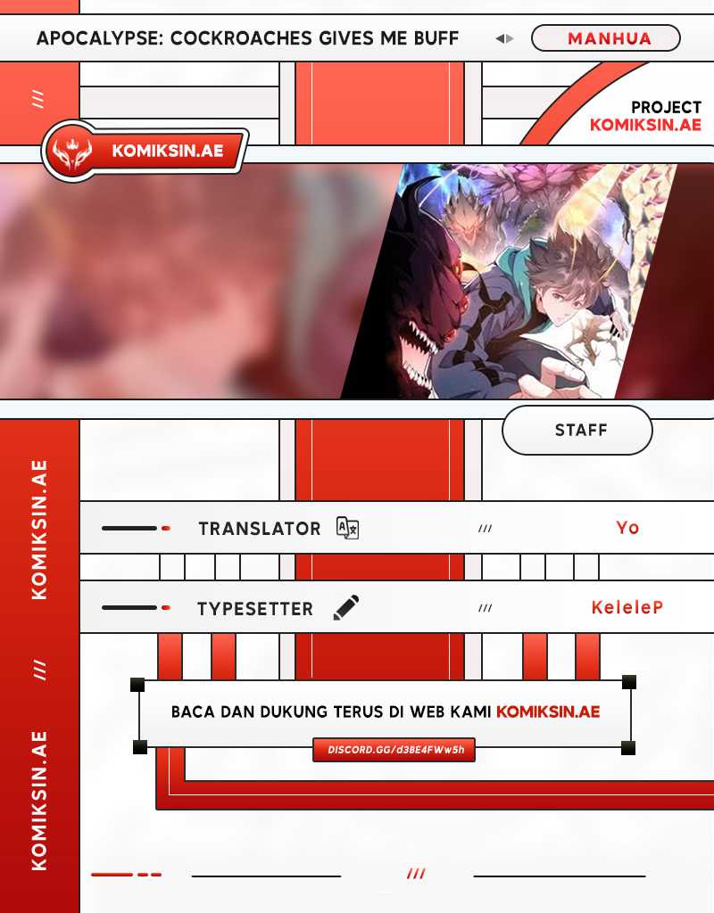 Apocalypse: Cockroaches Gives Me Buff Chapter 42 Gambar 1
