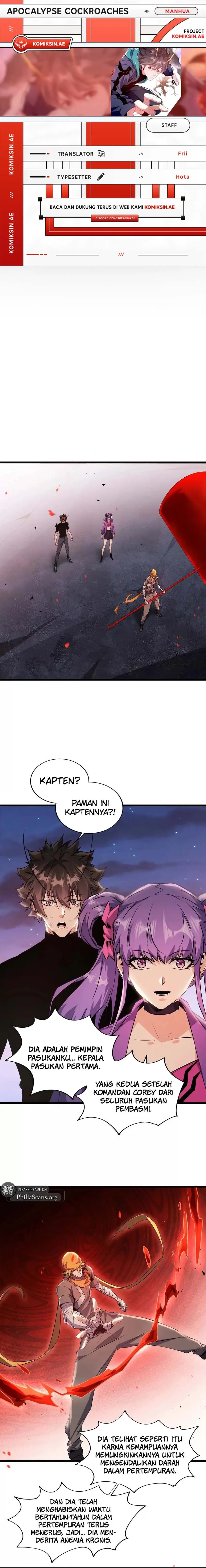 Apocalypse: Cockroaches Gives Me Buff Chapter 43 Gambar 1