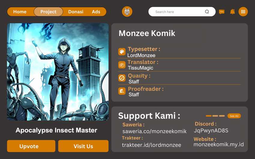 Apocalypse Insect Master Chapter 07 Gambar 1