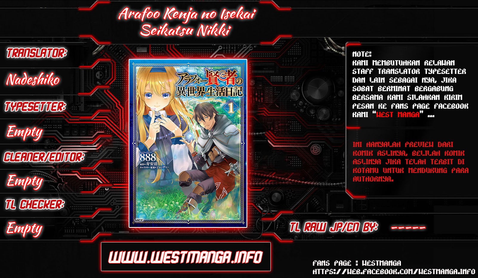 Arafoo Kenja no Isekai Seikatsu Nikki Chapter 05 Gambar 1