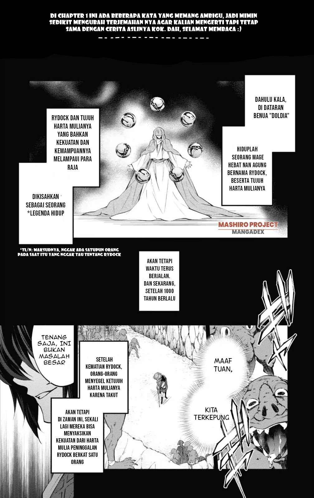 Arafoo Shachiku no Golem Master Chapter 01 Gambar 2