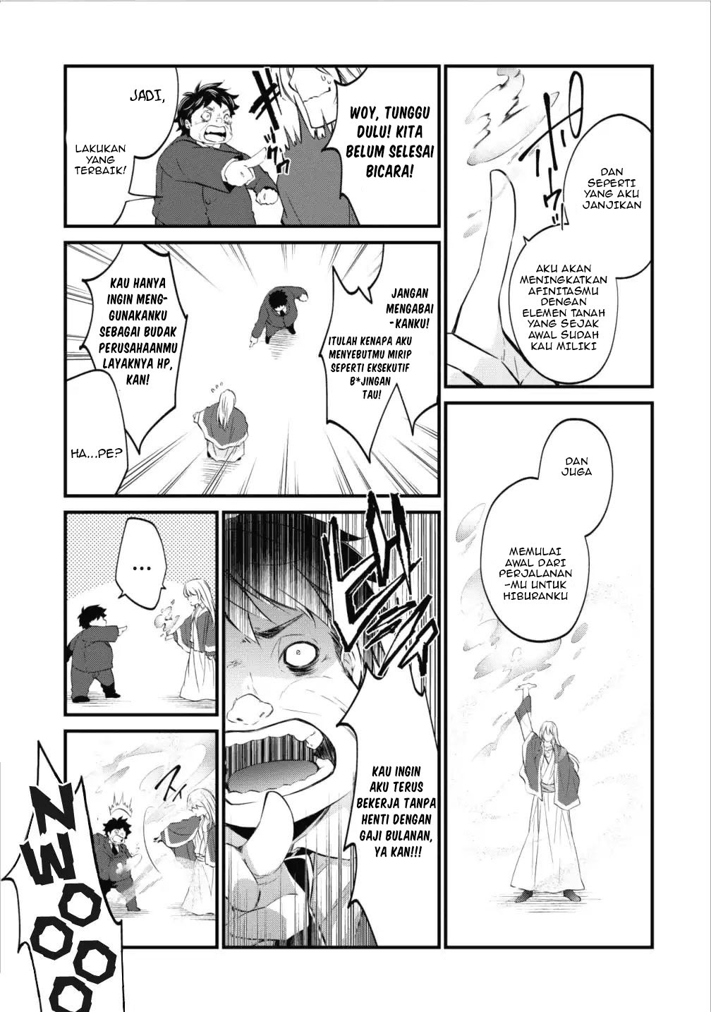 Arafoo Shachiku no Golem Master Chapter 01 Gambar 7