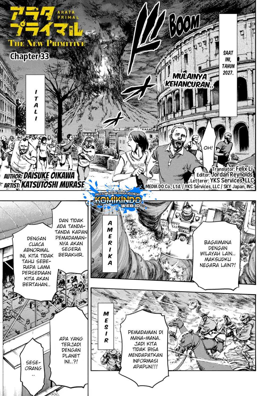 Arata Primal: The New Primitive Chapter 33 Gambar 2