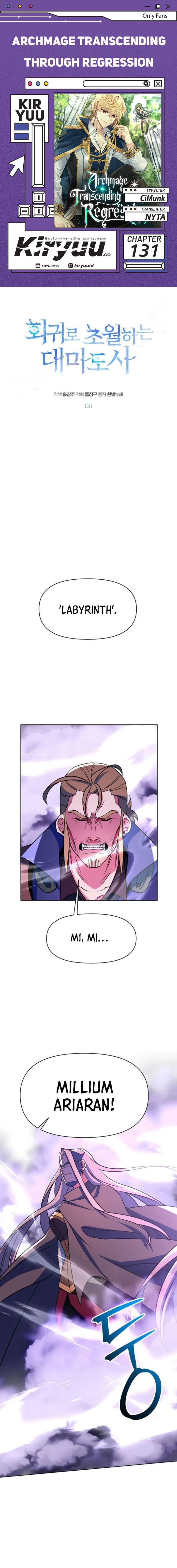 Archmage Transcending Through Regression Chapter 131 Gambar 1