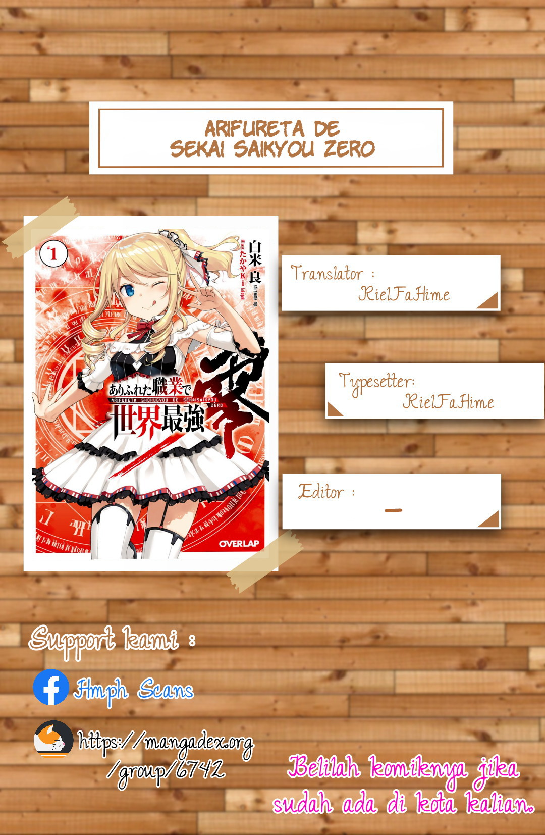 Arifureta Shokugyou de Sekai Saikyou Zero Chapter 03 Gambar 1