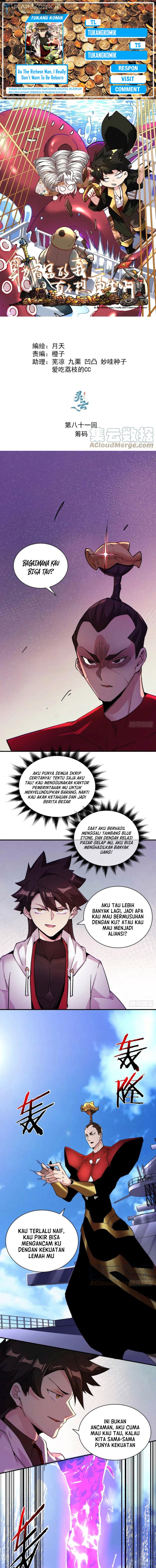 As The Richest Man, I Really Don’t Want To Be Reborn Chapter 81 Gambar 1