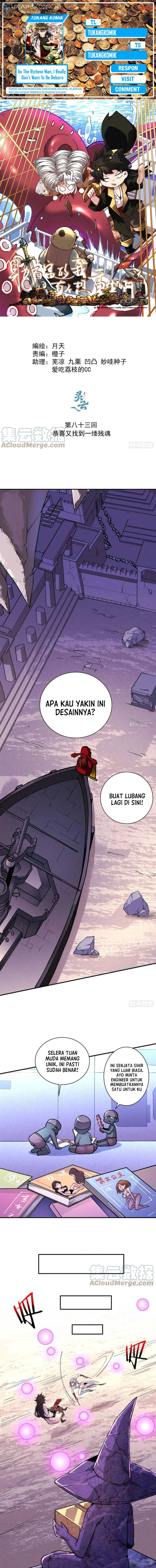 As The Richest Man, I Really Don’t Want To Be Reborn Chapter 83 Gambar 1