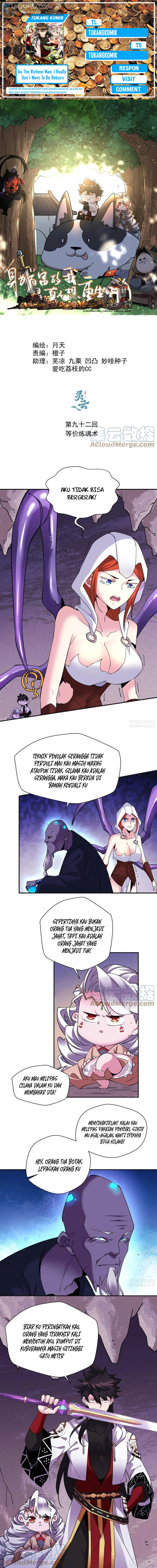 As The Richest Man, I Really Don’t Want To Be Reborn Chapter 92 Gambar 1
