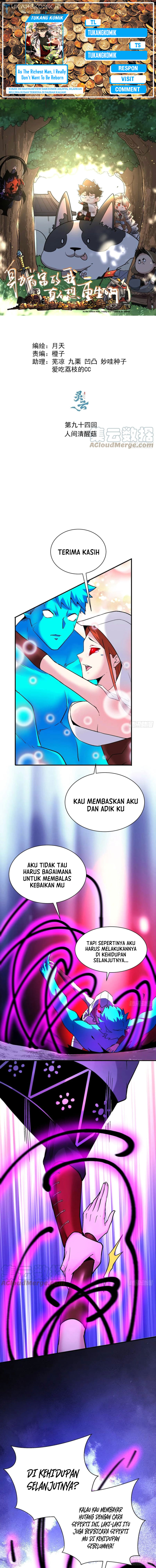 As The Richest Man, I Really Don’t Want To Be Reborn Chapter 94 Gambar 1