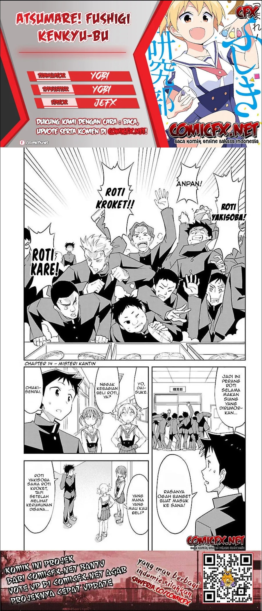 Atsumare! Fushigi Kenkyuubu Chapter 14 Gambar 1