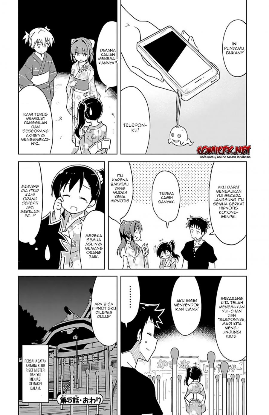 Atsumare! Fushigi Kenkyuubu Chapter 45 Gambar 9