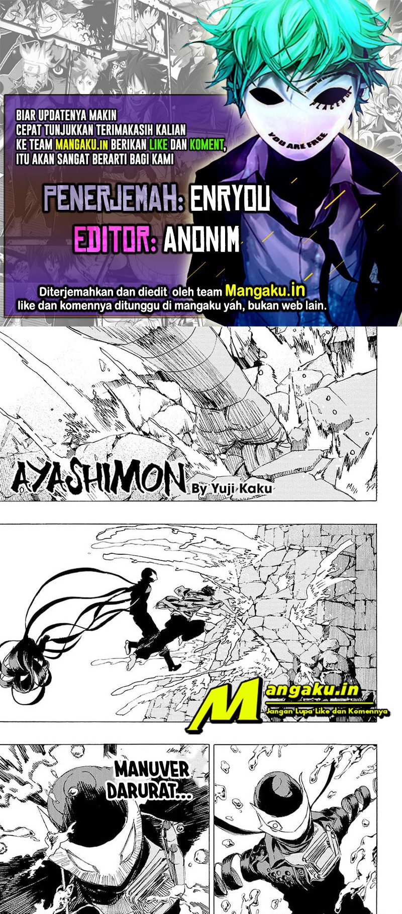 Ayashimon Chapter 17 Gambar 1