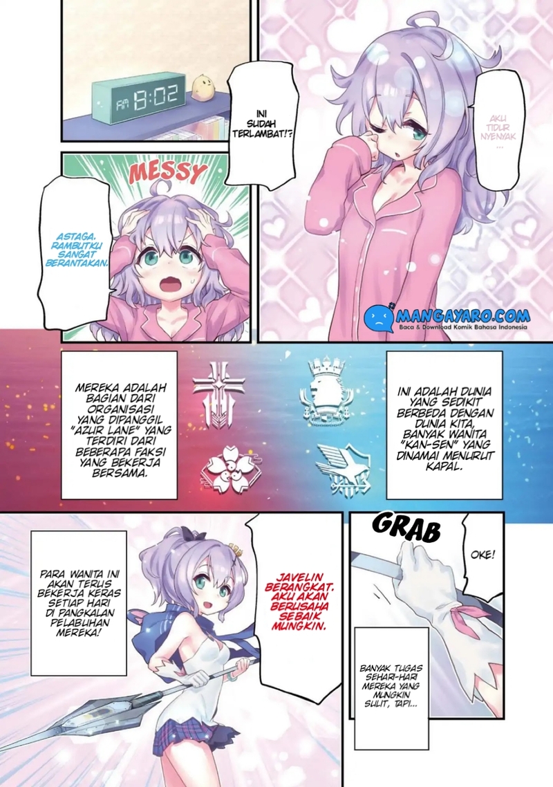 Azur Lane 4-koma: Slow Ahead Chapter 00-03 Gambar 2