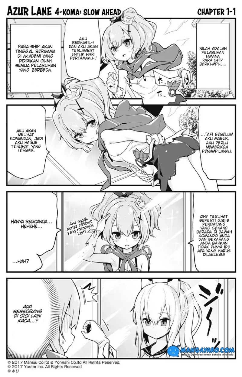 Azur Lane 4-koma: Slow Ahead Chapter 00-03 Gambar 3