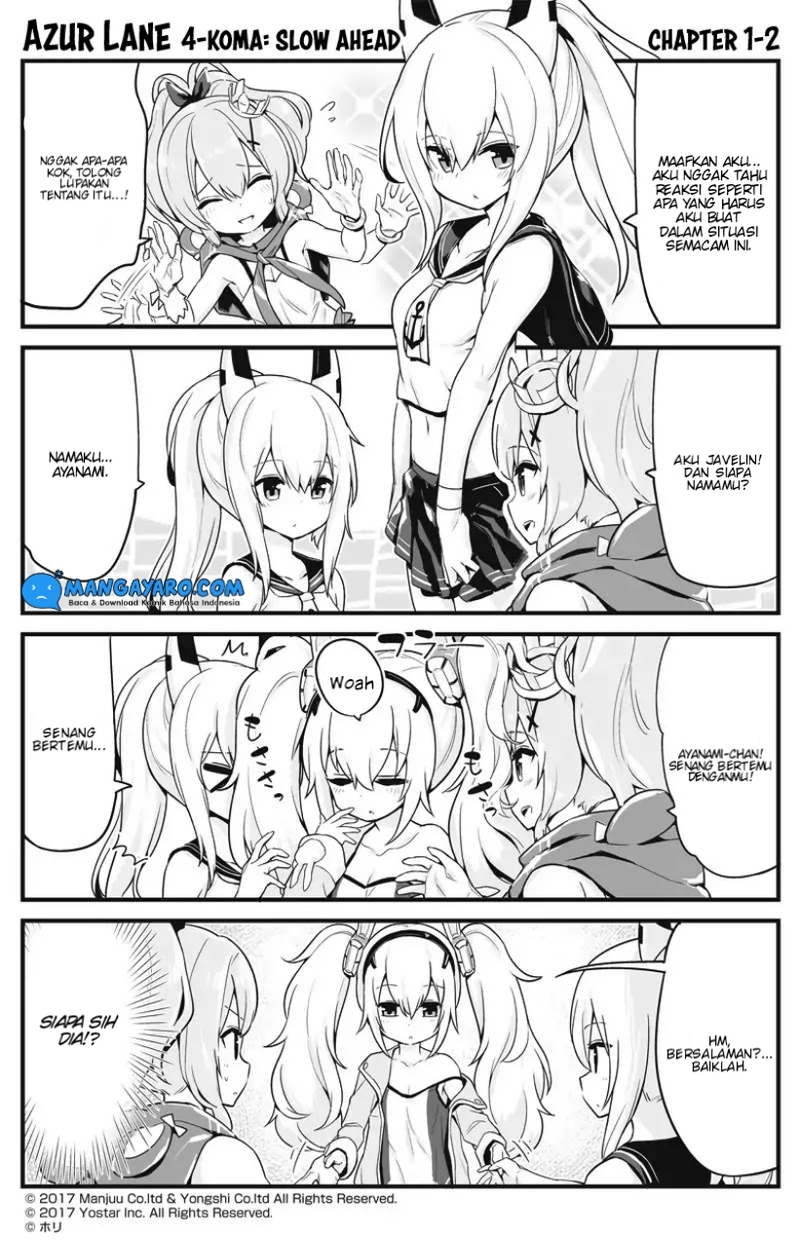 Azur Lane 4-koma: Slow Ahead Chapter 00-03 Gambar 4