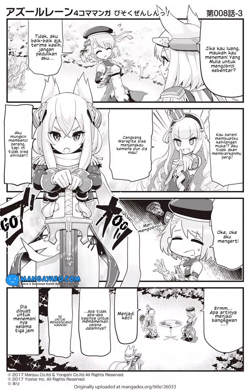 Azur Lane 4-koma: Slow Ahead Chapter 08-10 Gambar 4