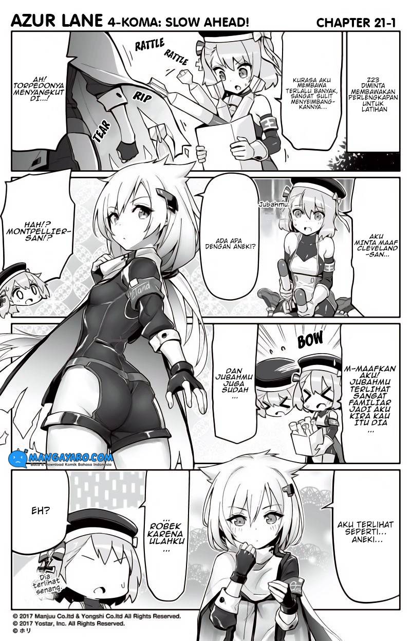 Azur Lane 4-koma: Slow Ahead Chapter 21-22 Gambar 2