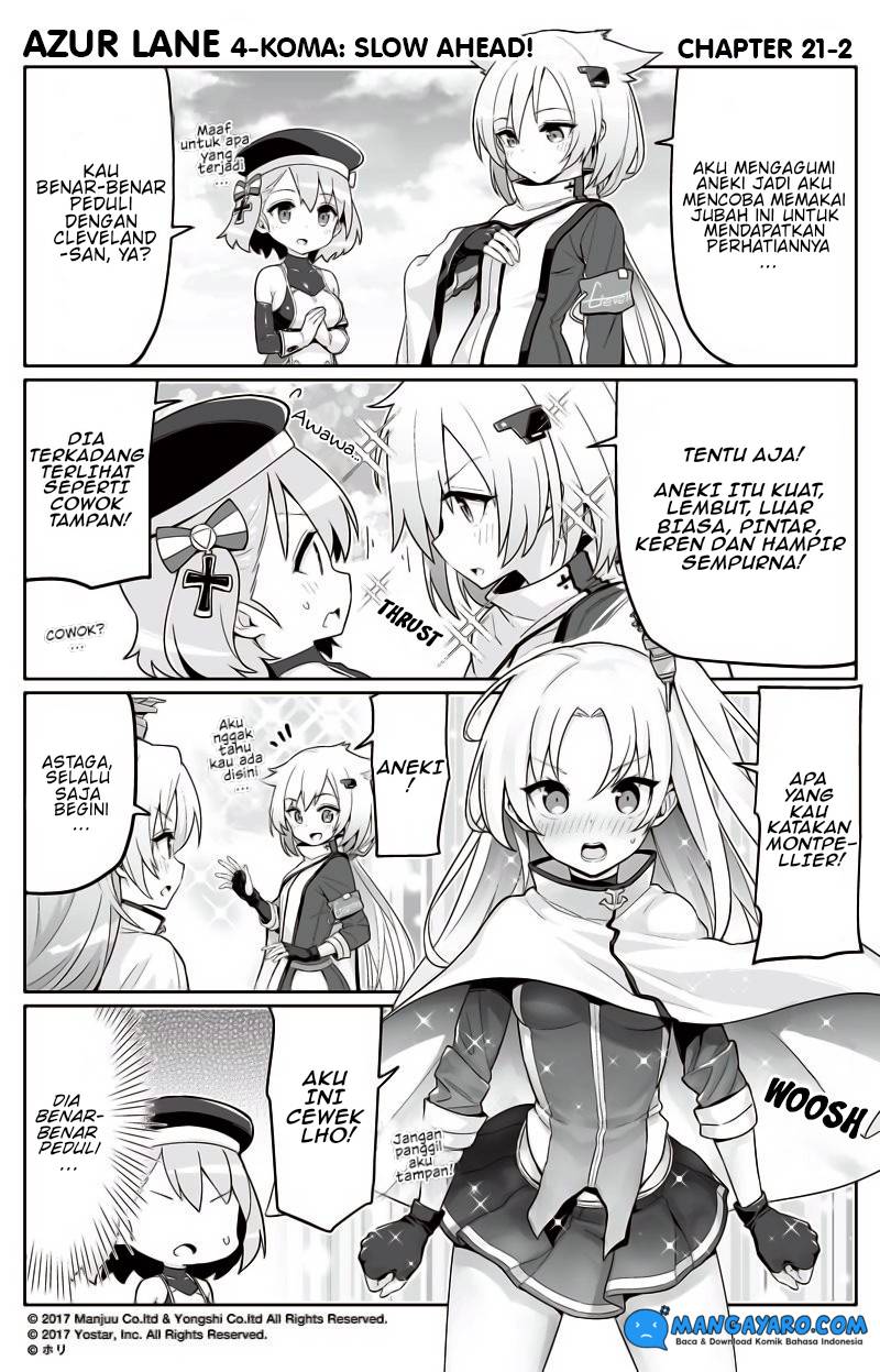 Azur Lane 4-koma: Slow Ahead Chapter 21-22 Gambar 3