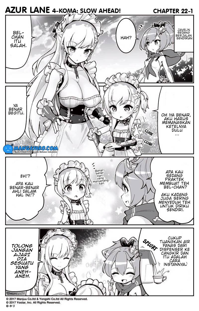 Azur Lane 4-koma: Slow Ahead Chapter 21-22 Gambar 5
