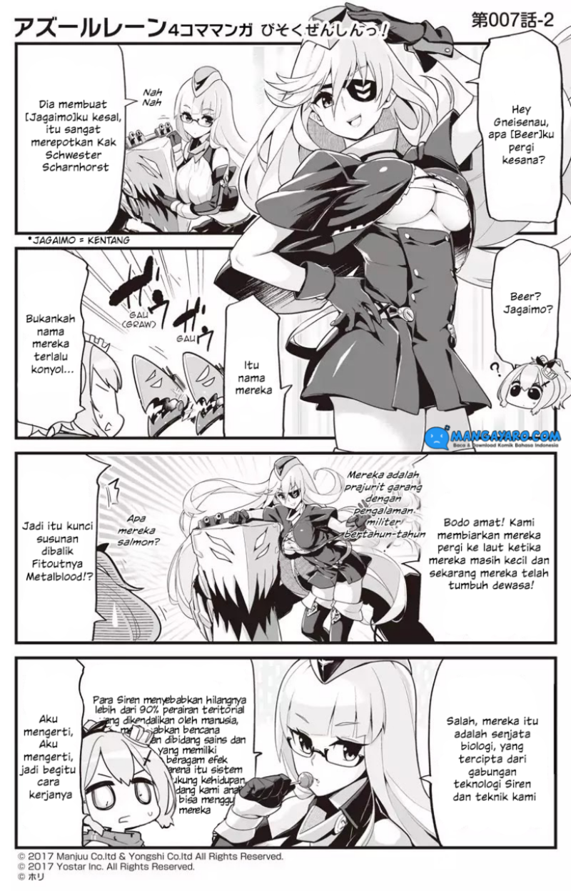 Azur Lane 4-koma: Slow Ahead Chapter 06-07 Gambar 6