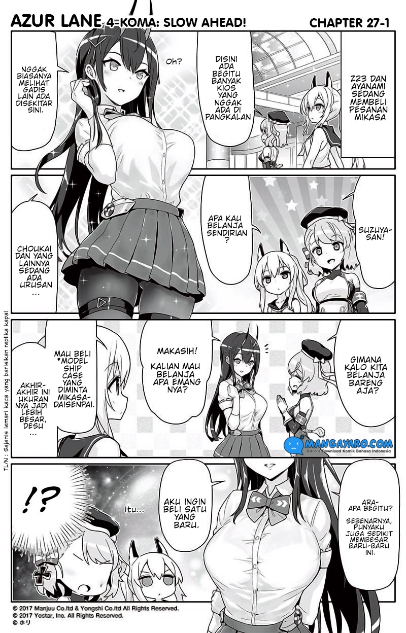 Azur Lane 4-koma: Slow Ahead Chapter 27-28 Gambar 2