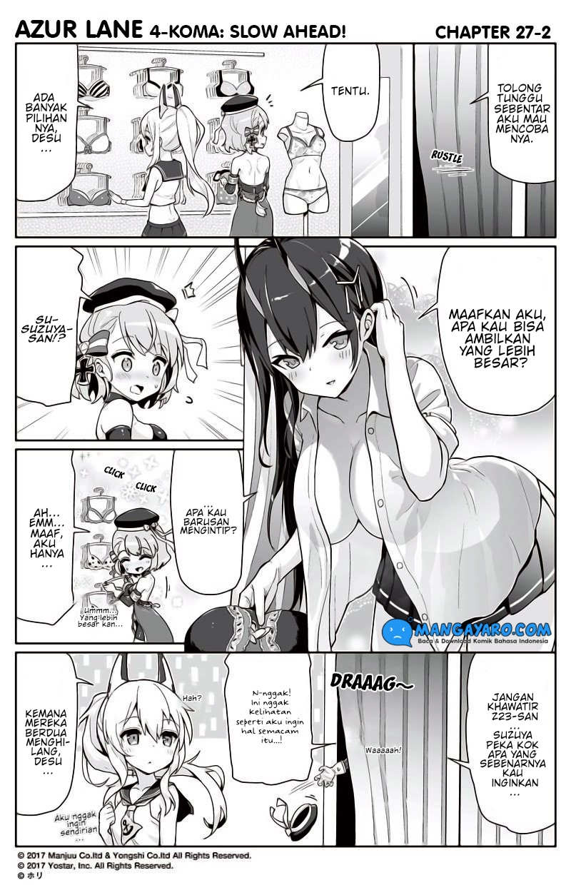Azur Lane 4-koma: Slow Ahead Chapter 27-28 Gambar 3