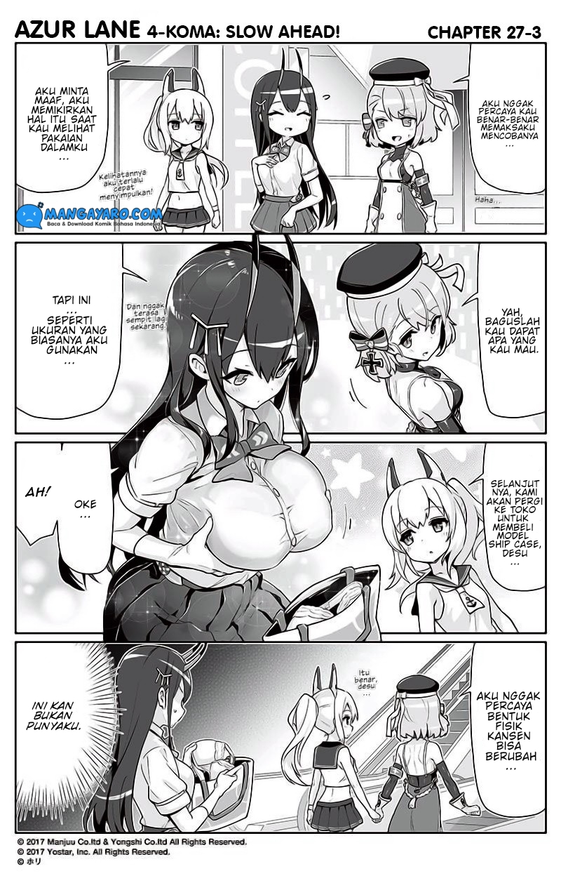 Azur Lane 4-koma: Slow Ahead Chapter 27-28 Gambar 4
