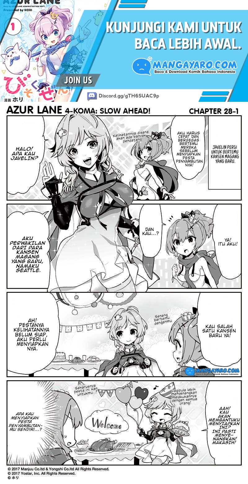 Azur Lane 4-koma: Slow Ahead Chapter 27-28 Gambar 5
