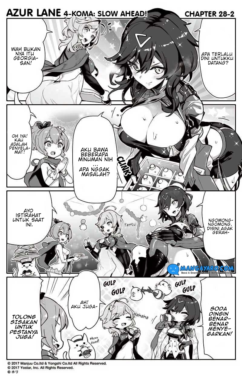 Azur Lane 4-koma: Slow Ahead Chapter 27-28 Gambar 6