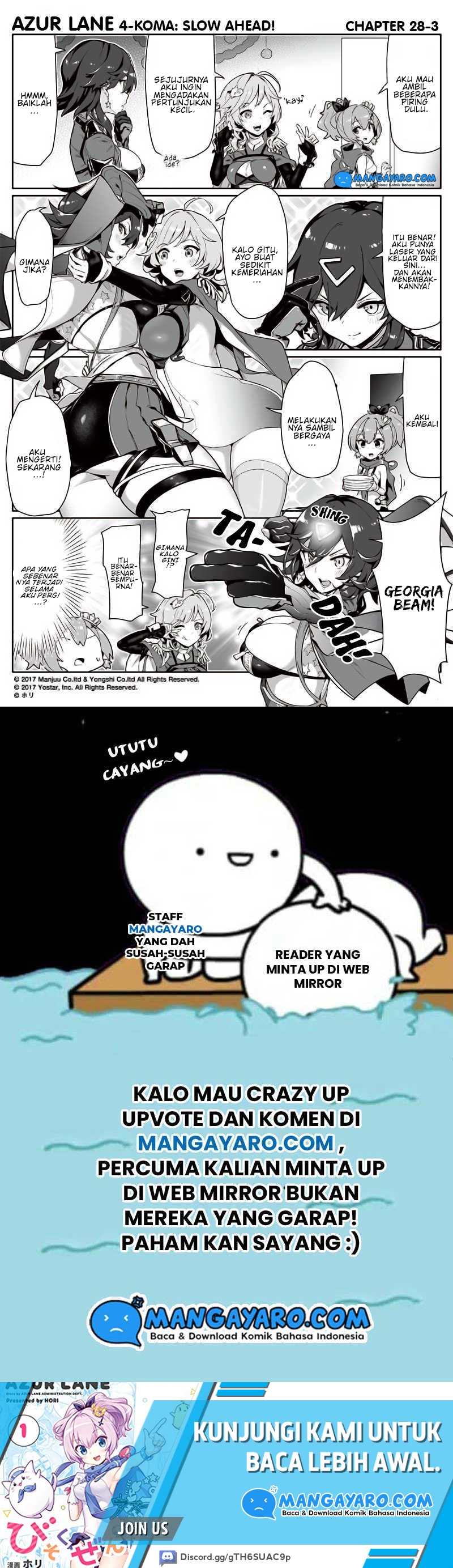 Azur Lane 4-koma: Slow Ahead Chapter 27-28 Gambar 7