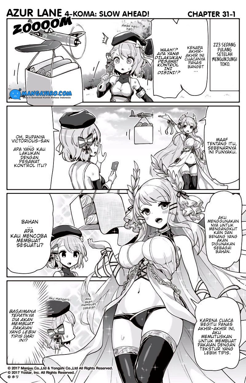 Azur Lane 4-koma: Slow Ahead Chapter 31-32 Gambar 2