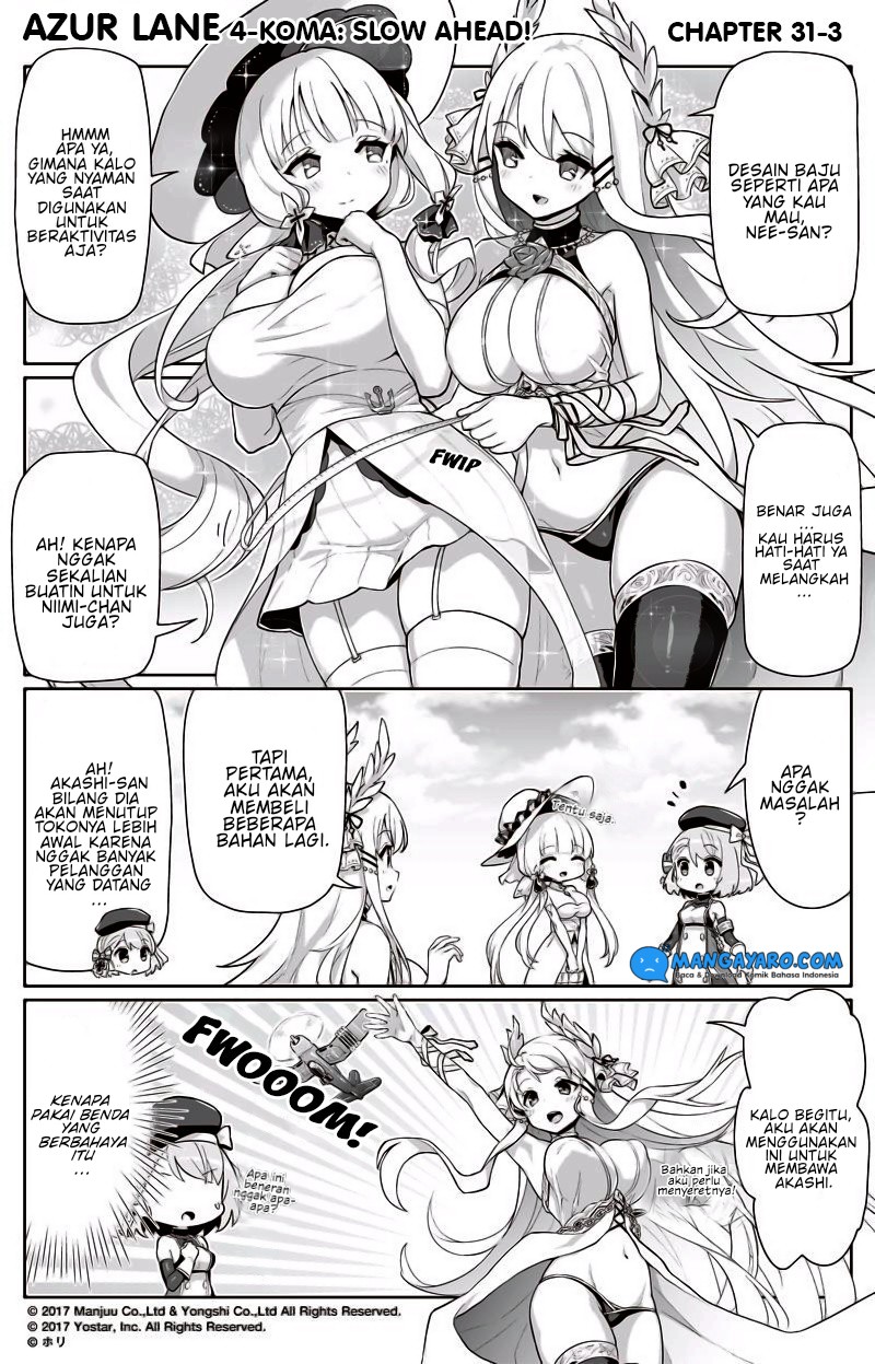 Azur Lane 4-koma: Slow Ahead Chapter 31-32 Gambar 4