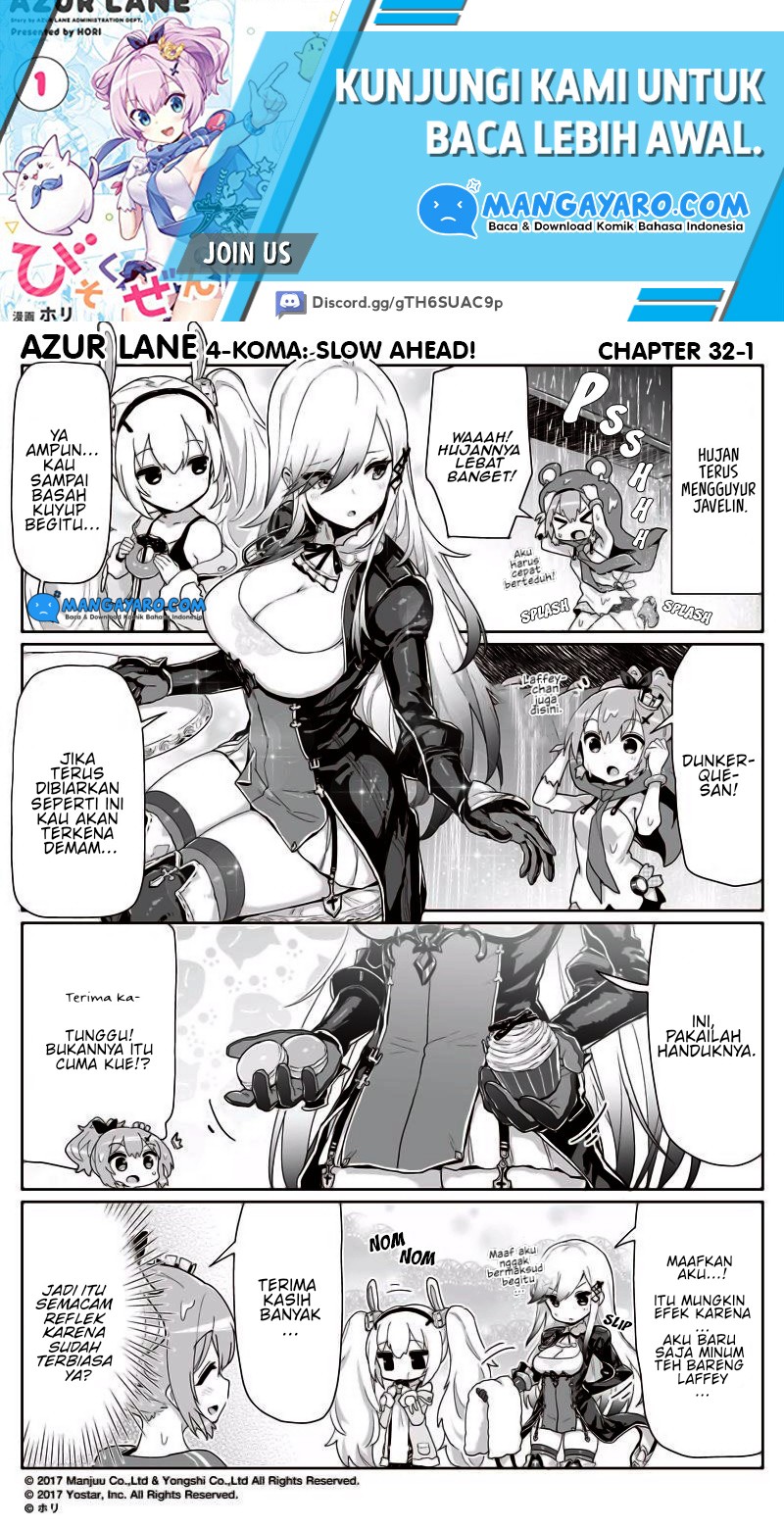 Azur Lane 4-koma: Slow Ahead Chapter 31-32 Gambar 5