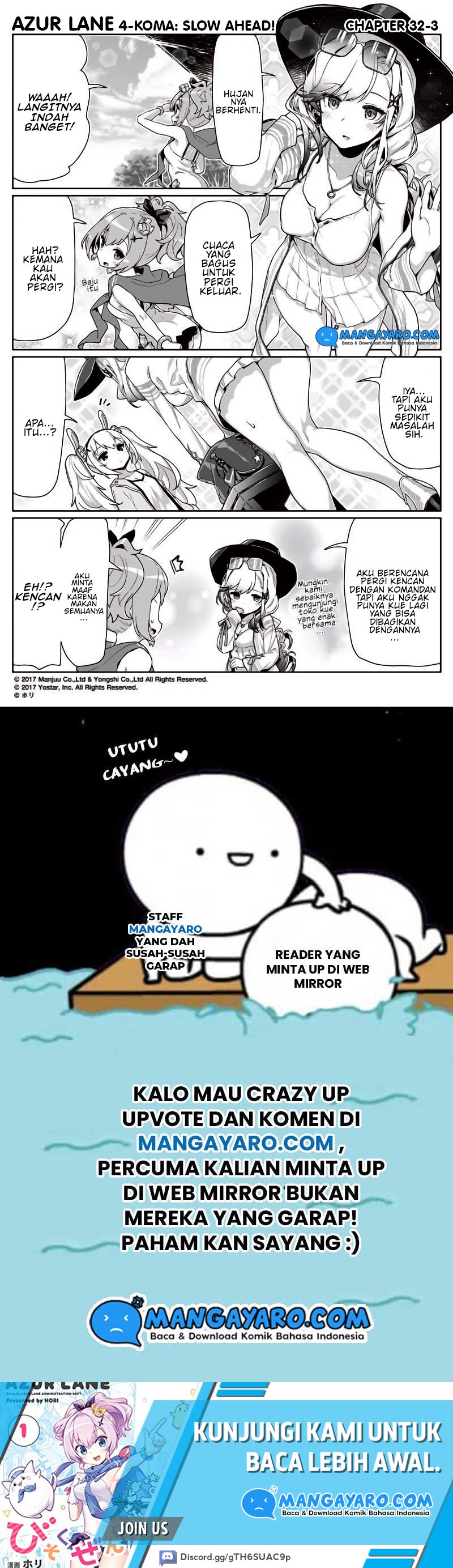 Azur Lane 4-koma: Slow Ahead Chapter 31-32 Gambar 7
