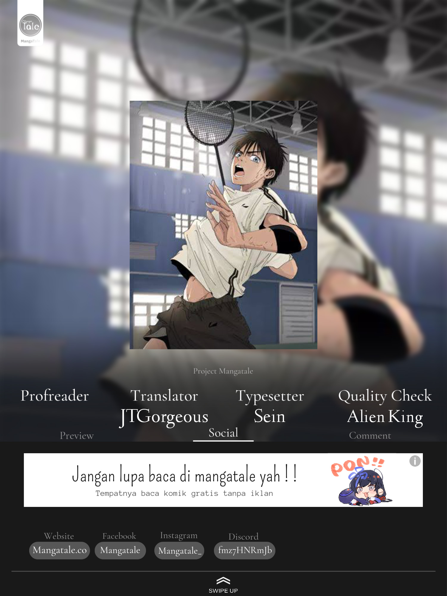 Badminton Ghost Chapter 19 Gambar 1