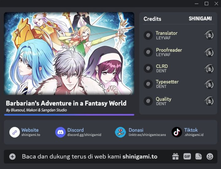 Barbarian’s Adventure In A Fantasy World Chapter 05 Gambar 1