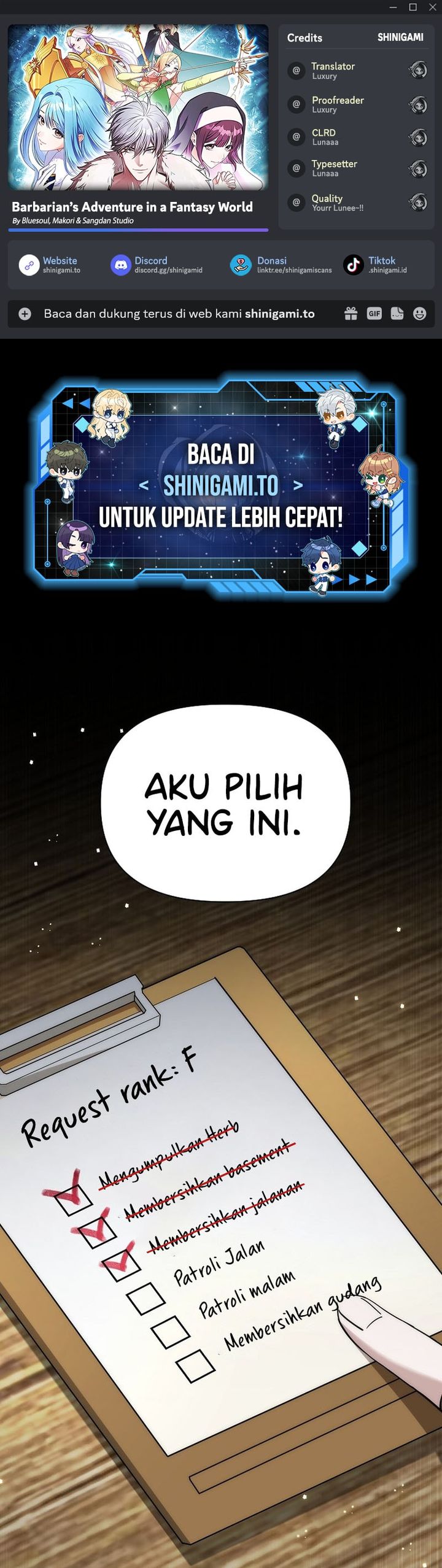 Barbarian’s Adventure In A Fantasy World Chapter 17 Gambar 1