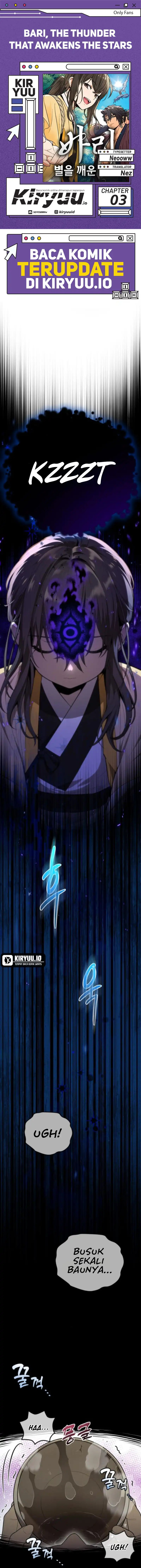 Bari The Thunder That Awakens the Stars Chapter 03 Gambar 1