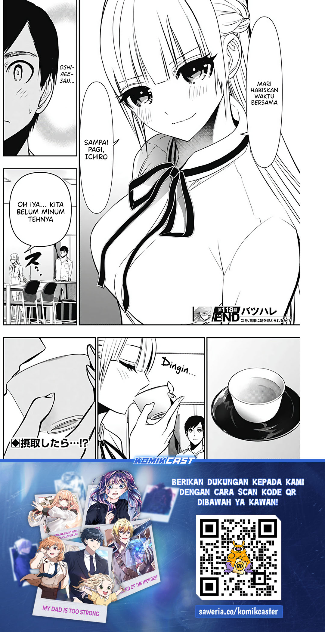 Batsu Hare Chapter 118 Gambar 13