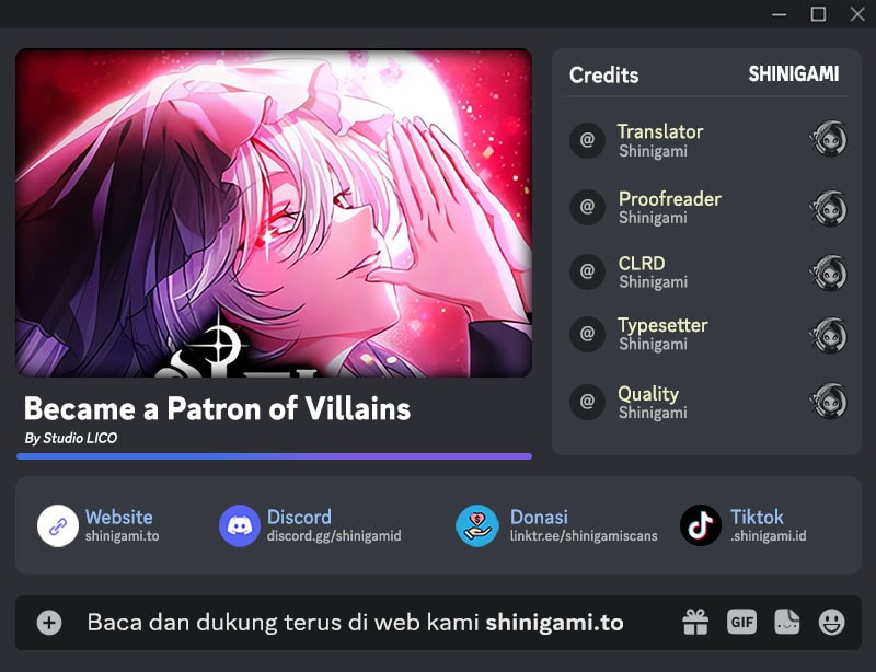Became The Patron Of Villains Chapter 01 Gambar 1